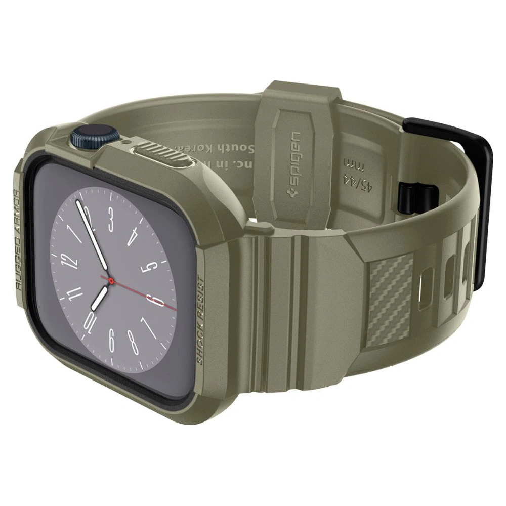 Hurtownia GSM - Pasek + etui Spigen Rugged Armor Pro Apple Watch 4/5/6/7/SE 44/45mm Vintage Khaki - SPN2770 - {ean13} - Hurt