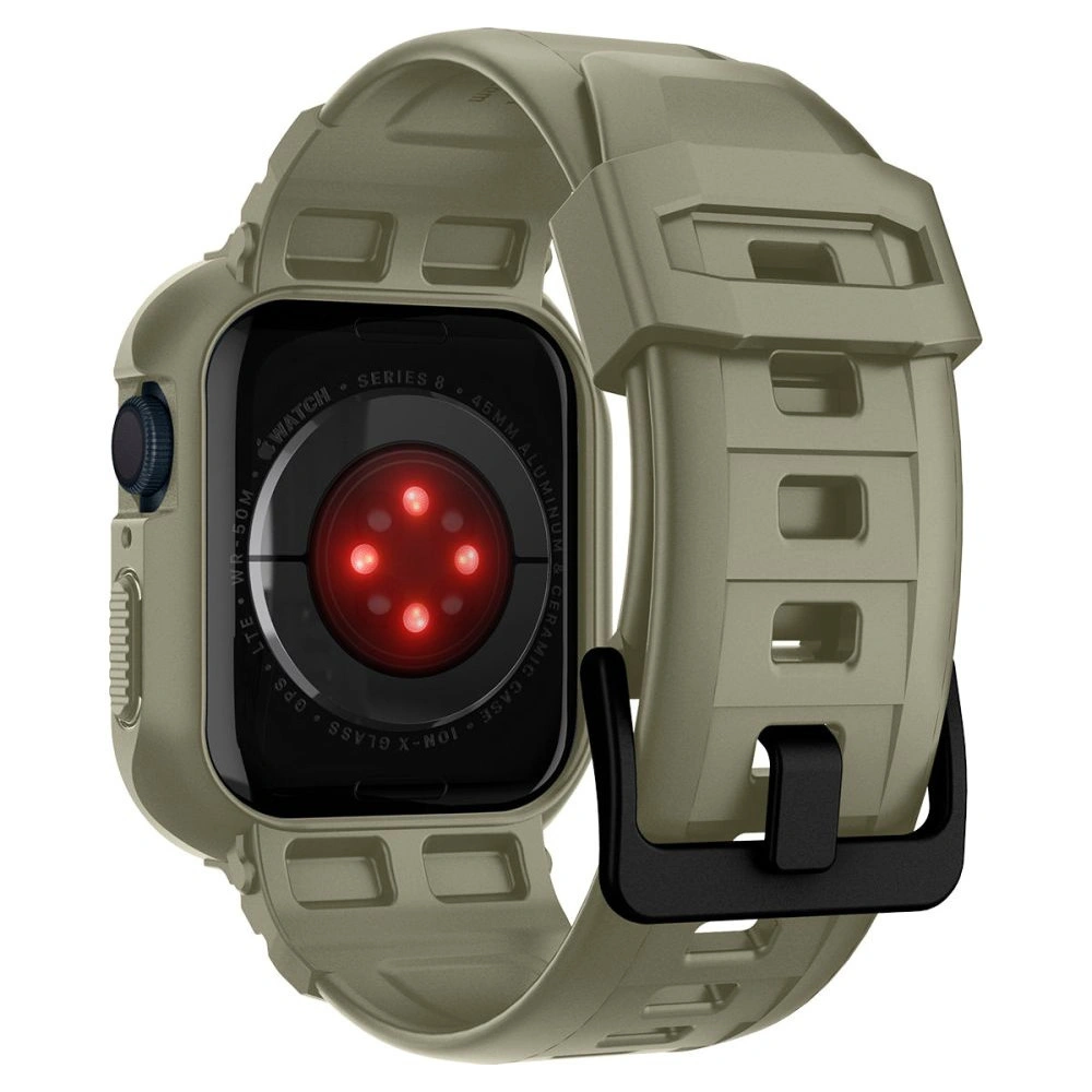 Wholesale Belt + case Spigen Rugged Armor Pro Apple Watch 4/5/6/7/SE 44/45mm Vintage Khaki - SPN2770 - {ean13} - Hurt