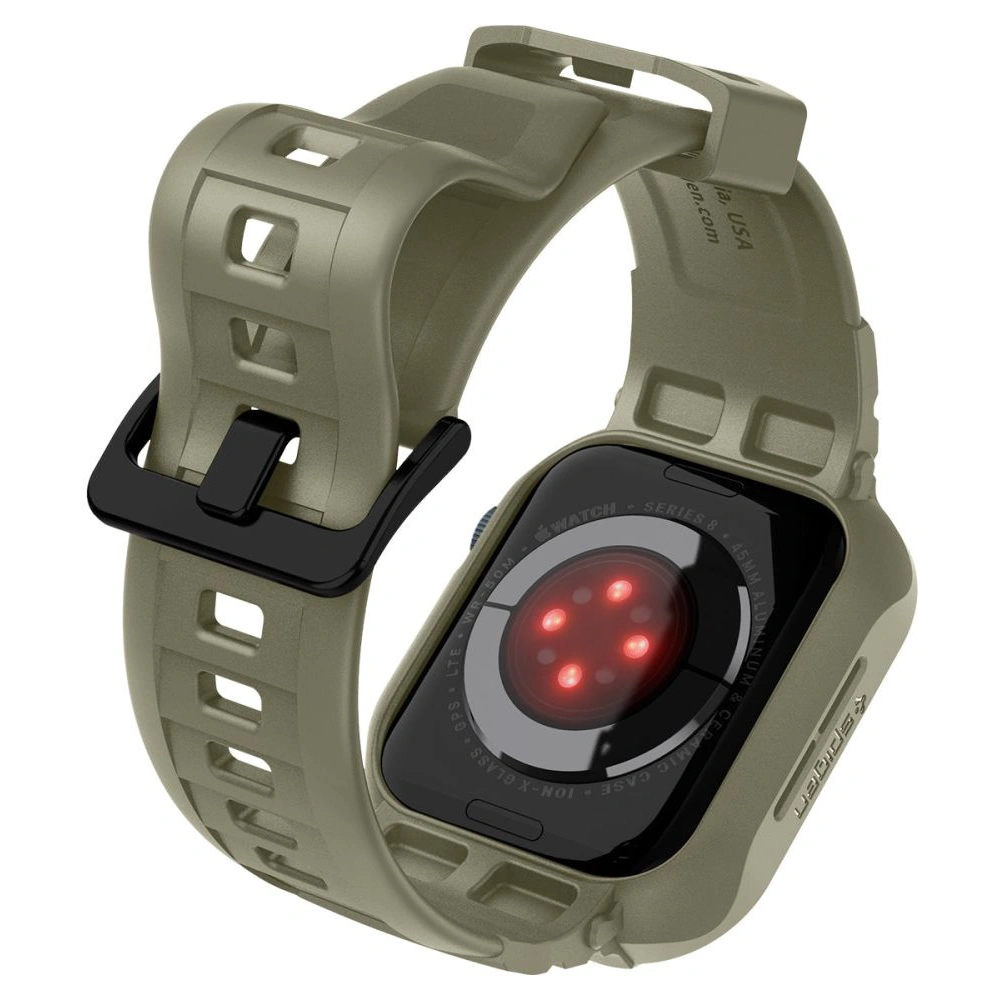 Wholesale Belt + case Spigen Rugged Armor Pro Apple Watch 4/5/6/7/SE 44/45mm Vintage Khaki - SPN2770 - {ean13} - Hurt