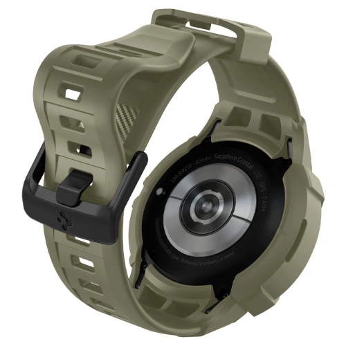 Pasek + etui Spigen Rugged Armor Pro Samsung Galaxy Watch 5 Pro 45mm Vintage Khaki