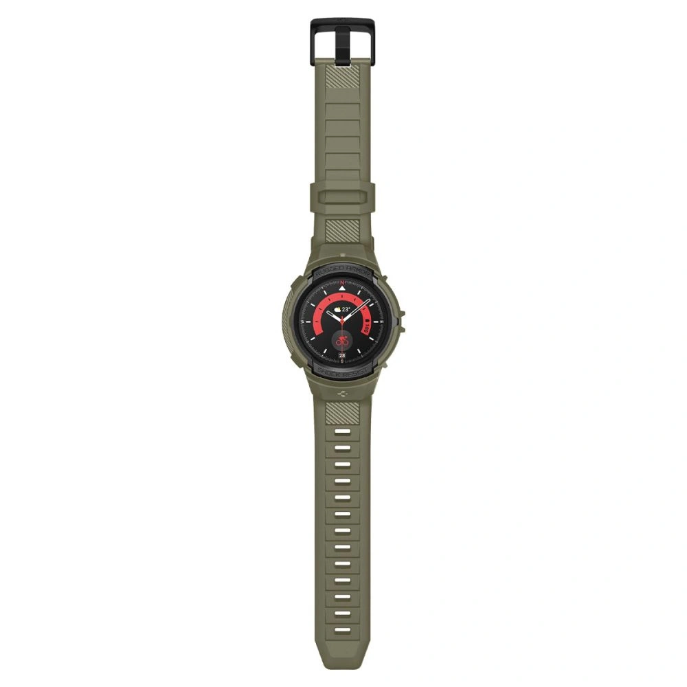 Wholesale Spigen Rugged Armor Pro Samsung Galaxy Watch 5 Pro 45mm Vintage Khaki - SPN2771 - {ean13} - Hurt