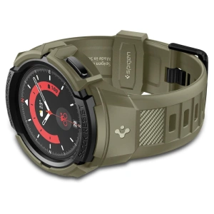 Hurtownia GSM - Pásky + etui Spigen Rugged Armor Pro Samsung Galaxy Watch 5 Pro 45mm Vintage Khaki - SPN2771 - {ean13} - Hurt