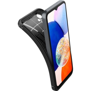 Hurtownia GSM - Etui Spigen Rugged Armor Samsung Galaxy A14 5G Matt Fekete - SPN2772 - {ean13} - Hurt