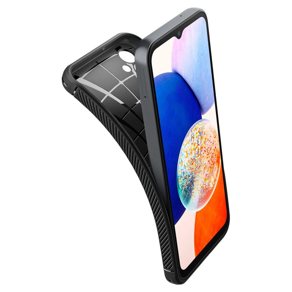 Hurtownia GSM - Etui Spigen Rugged Armor Samsung Galaxy A14 5G Matt Schwarz - SPN2772 - {ean13} - Hurt