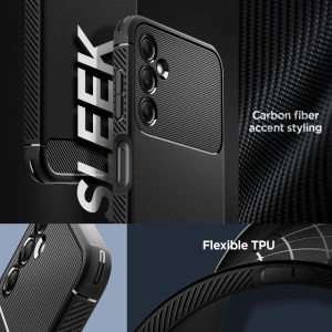Hurtownia GSM - Etui Spigen Rugged Armor Samsung Galaxy A14 5G Matt Fekete - SPN2772 - {ean13} - Hurt