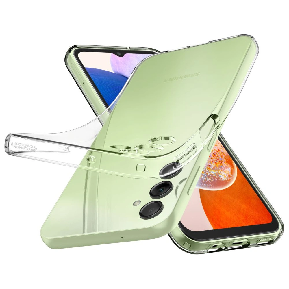 Hurtownia GSM - Etui Spigen Liquid Crystal Samsung Galaxy A14 5G Crystal Clear - SPN2773 - {ean13} - Hurt