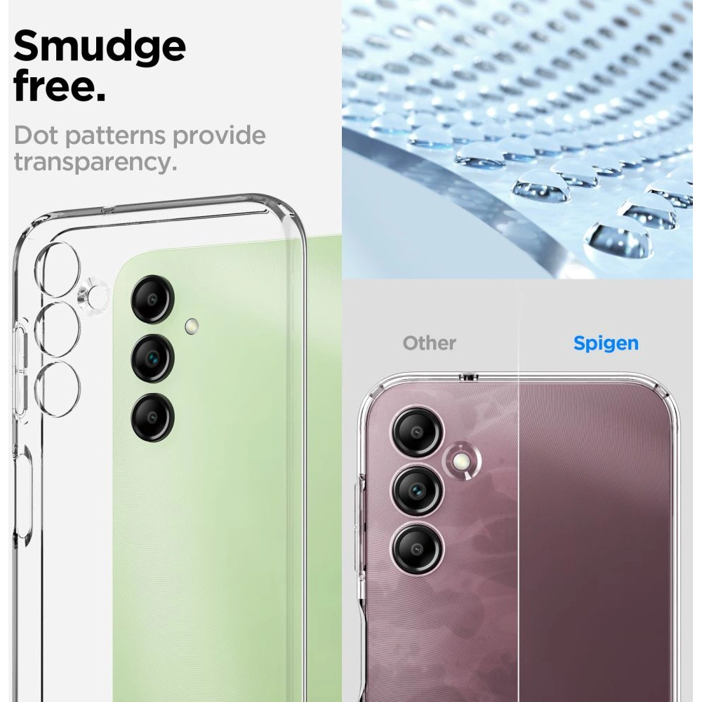 Wholesale Spigen Liquid Crystal Samsung Galaxy A14 5G Crystal Clear - SPN2773 - {ean13} - Hurt