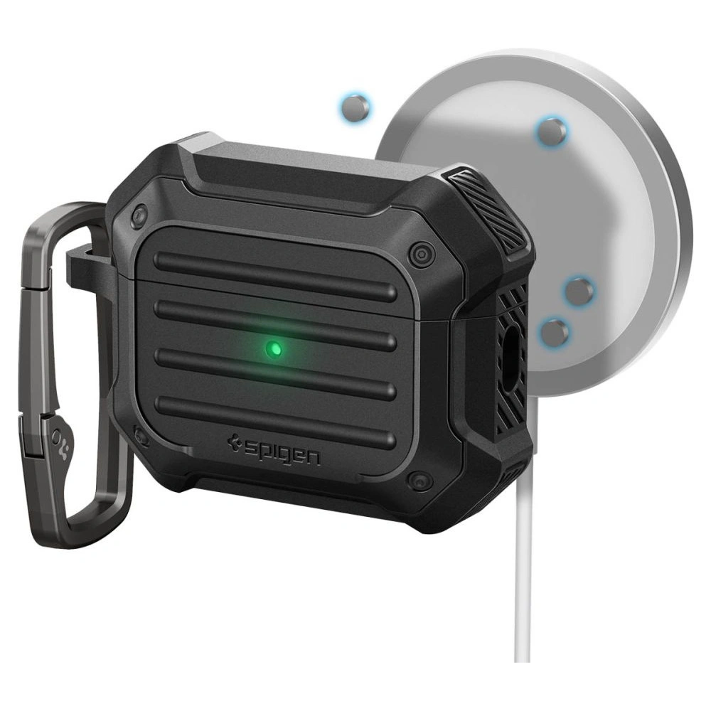 Hurtownia GSM - Etui Spigen Tough Armor Mag MagSafe Apple Airpods Pro 2/1 Black - SPN2776 - {ean13} - Hurt