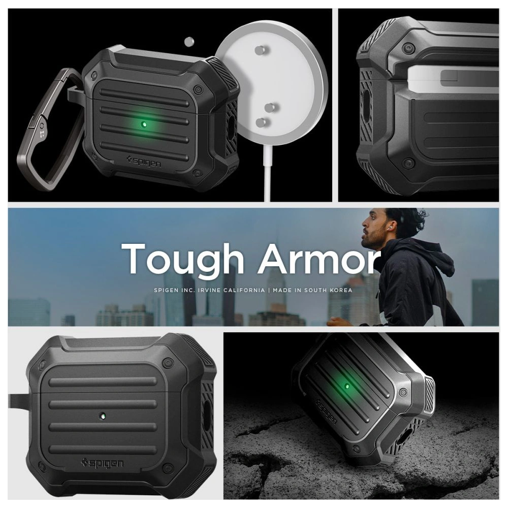 Hurtownia GSM - Etui Spigen Tough Armor Mag MagSafe Apple Airpods Pro 2/1 Negru - SPN2776 - {ean13} - Hurt