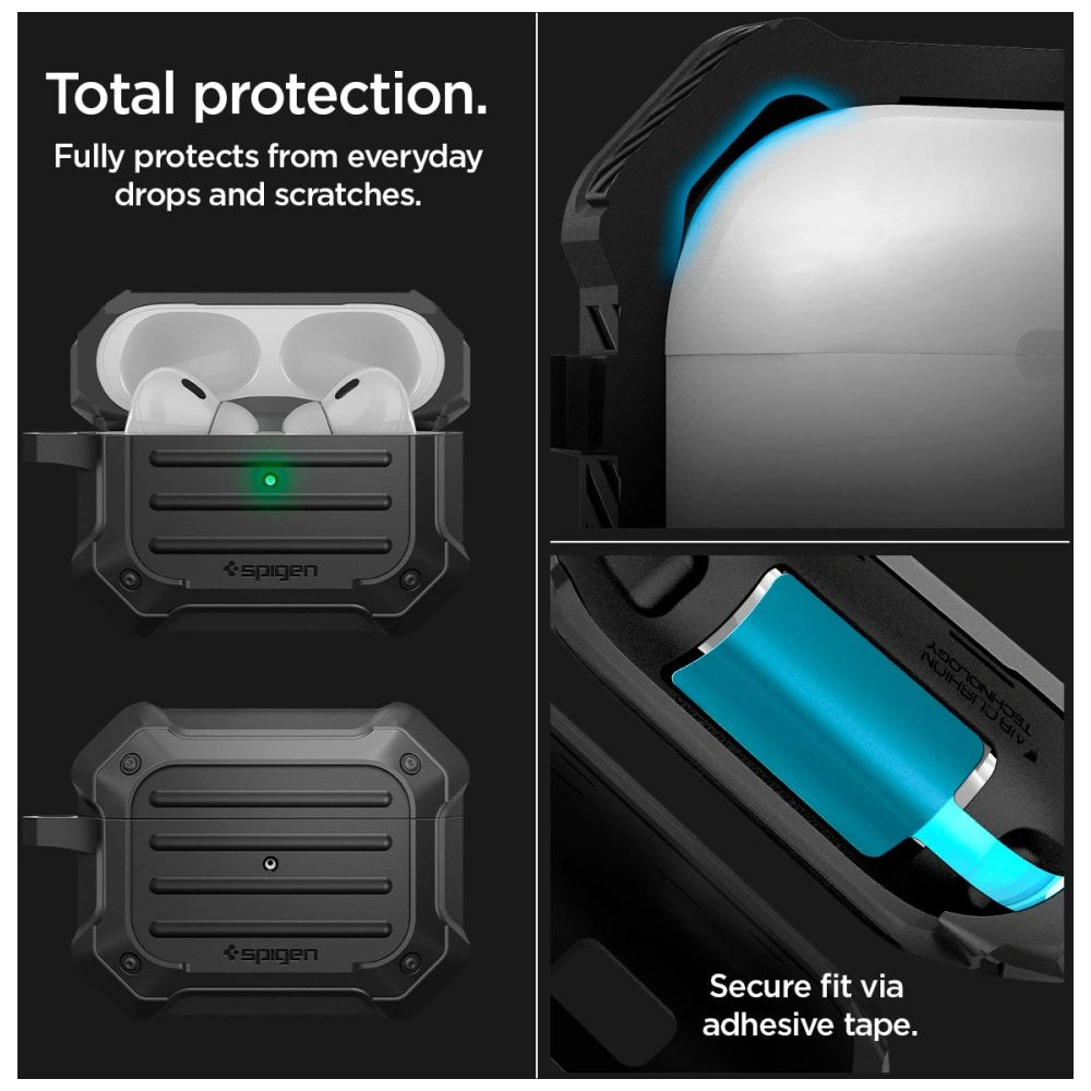 Hurtownia GSM - Etui Spigen Tough Armor Mag MagSafe Apple Airpods Pro 2/1 Negru - SPN2776 - {ean13} - Hurt
