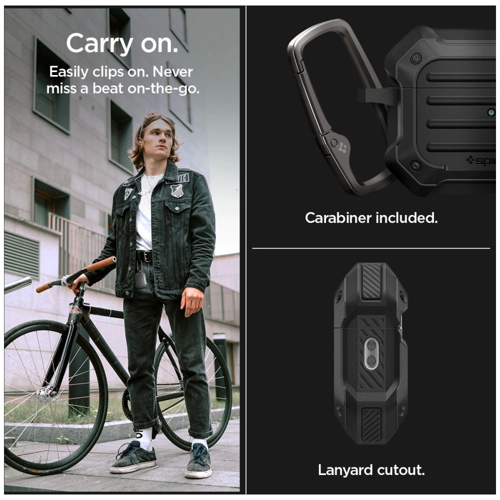 Hurtownia GSM - Etui Spigen Tough Armor Mag MagSafe Apple Airpods Pro 2/1 Negru - SPN2776 - {ean13} - Hurt