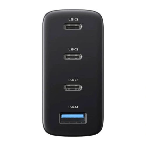 Ładowarka Sieciowa Blitzwolf BW-S23, 3x USB-C, USB-A, GaN 100W (czarna)