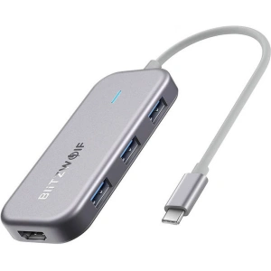 Hurtownia GSM - Adapter 7in1 HUB Blitzwolf BW-TH5 USB-C 1x HDMI, 3x USB 3.0, 1x USB-C PD, 1x SD, 1x Micro SD - BLZ525 - {ean13} - Hurt