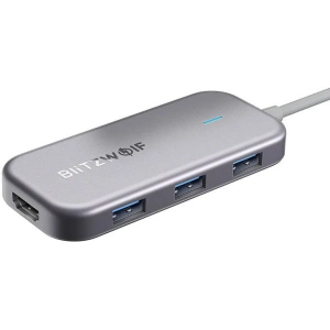 Hurtownia GSM - Adapter 7in1 HUB Blitzwolf BW-TH5 USB-C 1x HDMI, 3x USB 3.0, 1x USB-C PD, 1x SD, 1x Micro SD - BLZ525 - {ean13} - Hurt