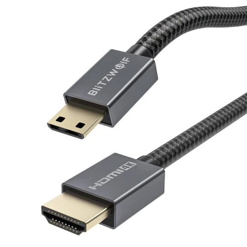 Kabel 4K HDMI do HDMI Blitzwolf BW-HDC4 1.2m (czarny)