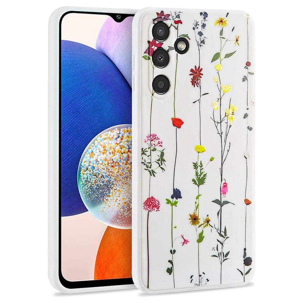 Hurtownia GSM - Etui Tech-Protect Mood Samsung Galaxy A14 5G Zahradní Bílá - THP1739 - {ean13} - Hurt