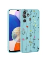 Etui Tech-Protect Mood Samsung Galaxy A14 5G Garten Blau