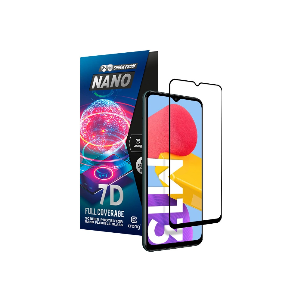 Wholesale Crong 7D Nano Flexible Glass Samsung Galaxy M13 - CRG588 - {ean13} - Hurt