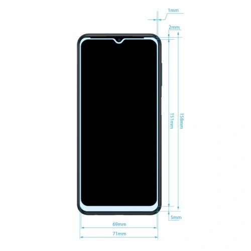 Szkło hybrydowe Crong 7D Nano Flexible Glass Samsung Galaxy M13