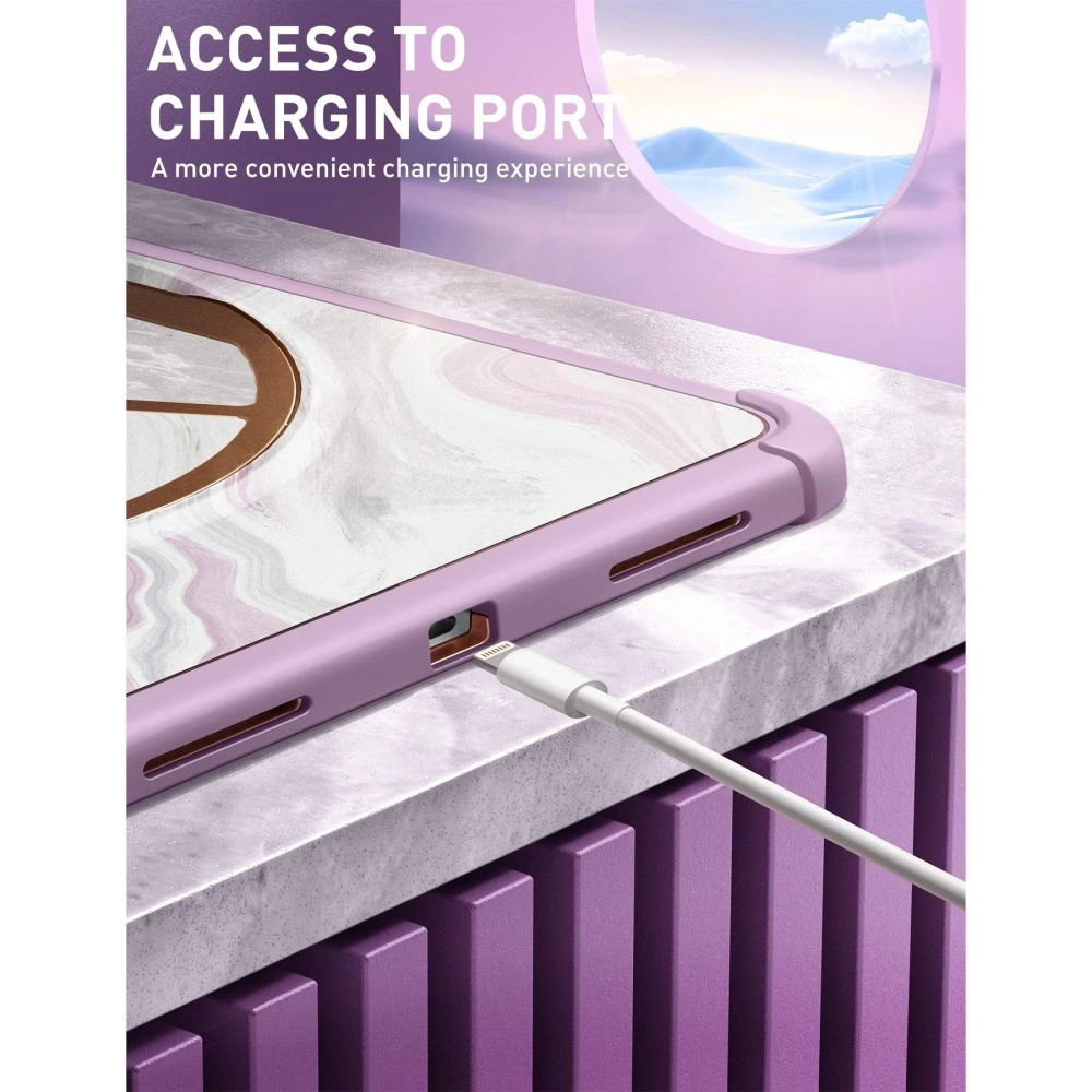 Wholesale Supcase Cosmo iPad 10.9 2022 Marble Purple - SPC359 - {ean13} - Hurt