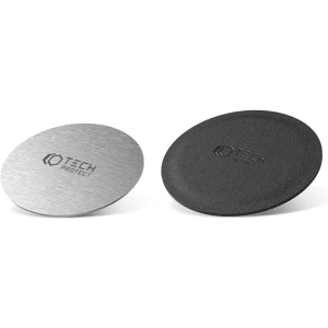 Hurtownia GSM - Blaschki pentru Uchwyturi Magnetice Tech-Protect Metalplate Magnetic Montare Auto Argintie și Neagră [2 PACK] - THP1752 - {ean13} - Hurt