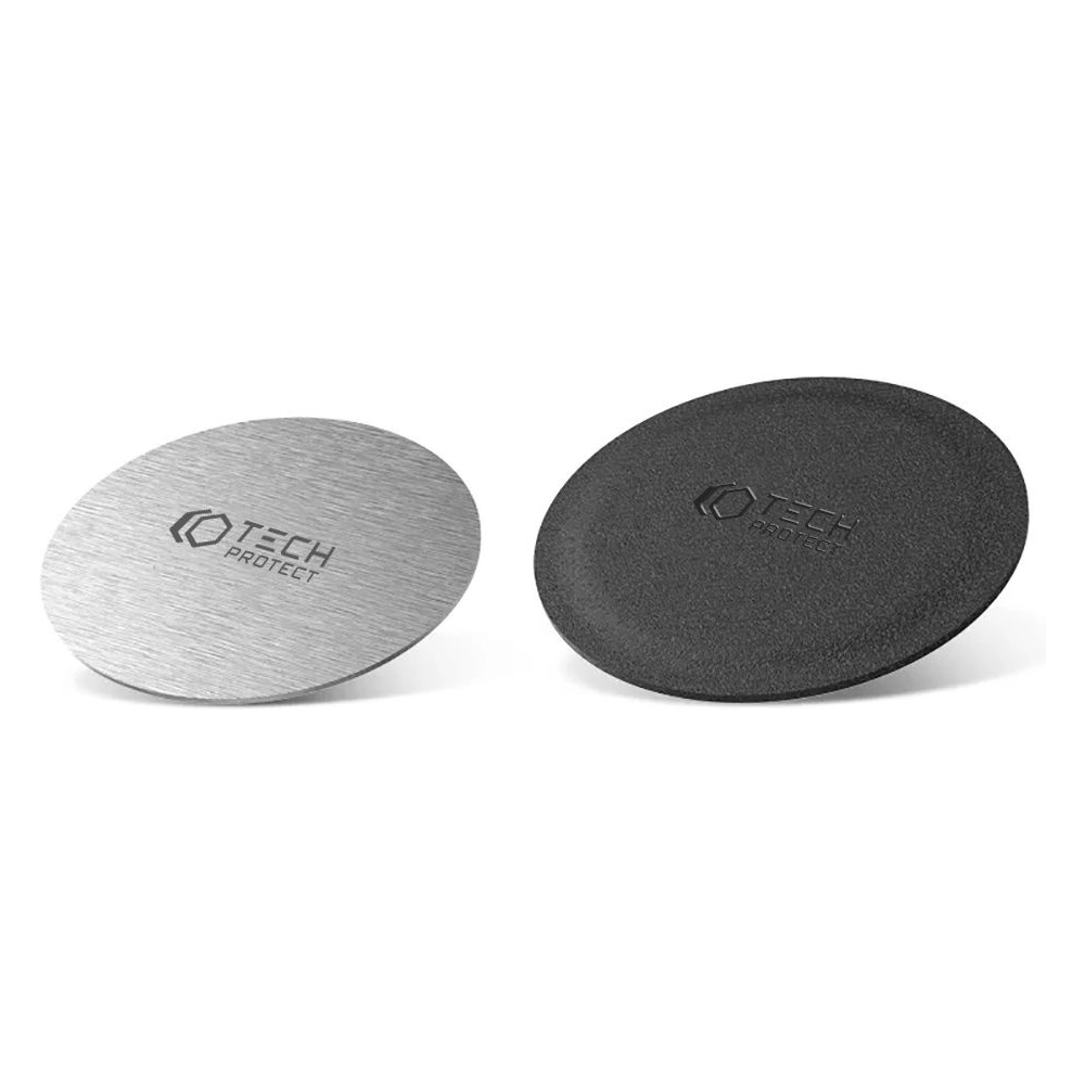 Wholesale Tech-Protect Metalplate Magnetic Car Mount Silver & Black [2 PACK] - THP1752 - {ean13} - Hurt