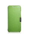 Hurtownia GSM - Eui Bőrtok klappal/zárható iCarer Fém Klipsz Vintage Folio iPhone XS / iPhone X Zöld (RIX02-GN) - ICR483 - {ean13} - Hurt