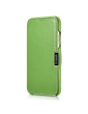 Hurtownia GSM - Eui Bőrtok klappal/zárható iCarer Fém Klipsz Vintage Folio iPhone XS / iPhone X Zöld (RIX02-GN) - ICR483 - {ean13} - Hurt