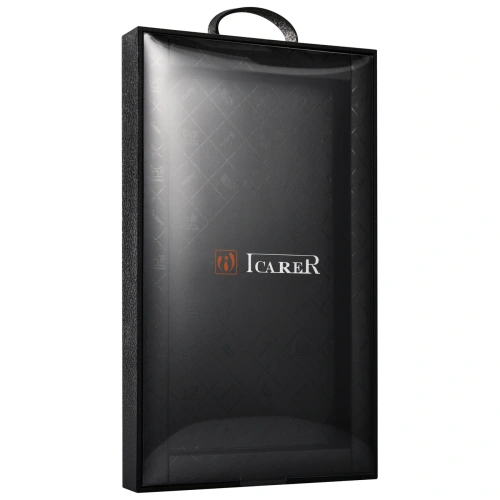 Eui Skórzane z klapką/zamykane iCarer Metal Clip Vintage Folio iPhone XS / iPhone X Zielony (RIX02-GN)