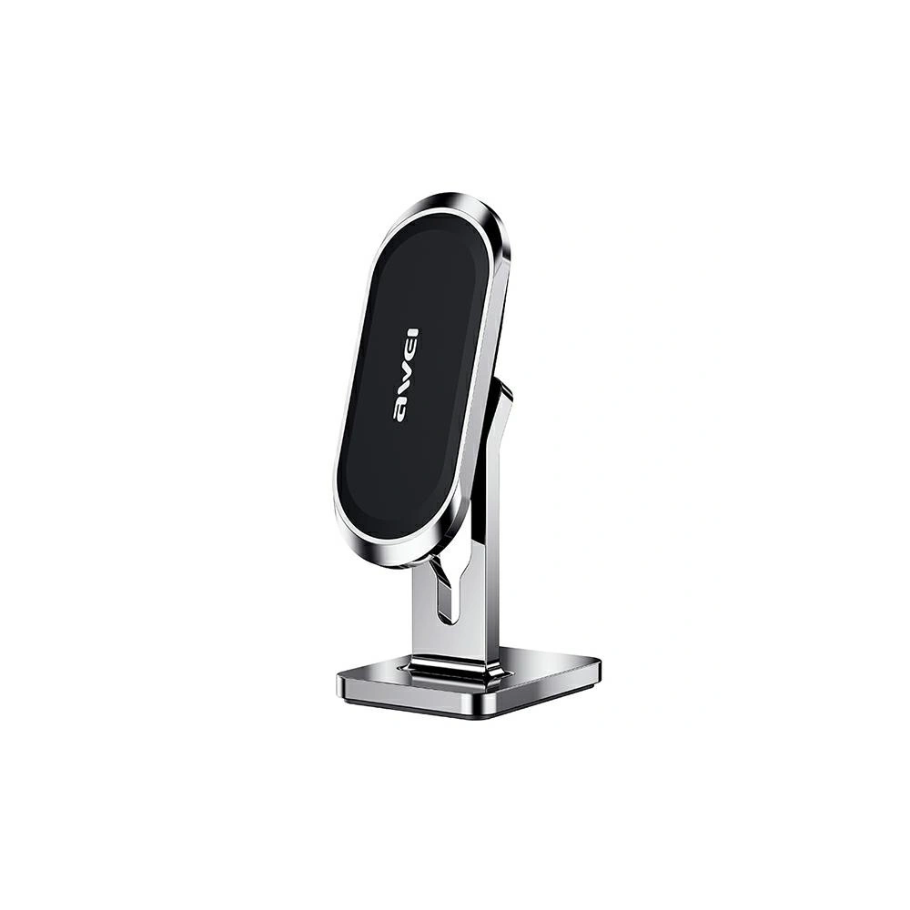 Hurtownia GSM - Magnetische Autohalterung AWEI X19 für das Armaturenbrett silber/schwarz - AWEI118 - {ean13} - Hurt