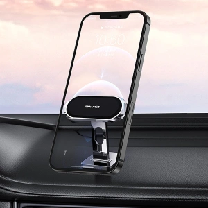 Wholesale AWEI X19 Dashboard Magnetic Car Mount Silver/Black - AWEI118 - {ean13} - Hurt