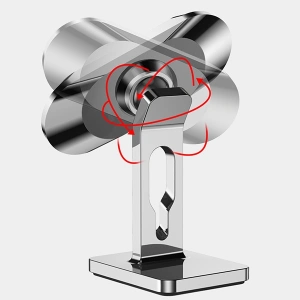 Magnetický držák do auta AWEI X19 na palubní desku stříbrný/černý
