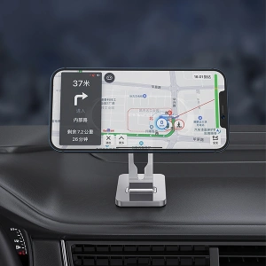 AWEI X19 Dashboard Magnetic Car Mount Silver/Black 
