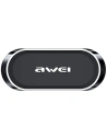 Suport auto magnetic AWEI X20 pentru bord gri/metalizat.