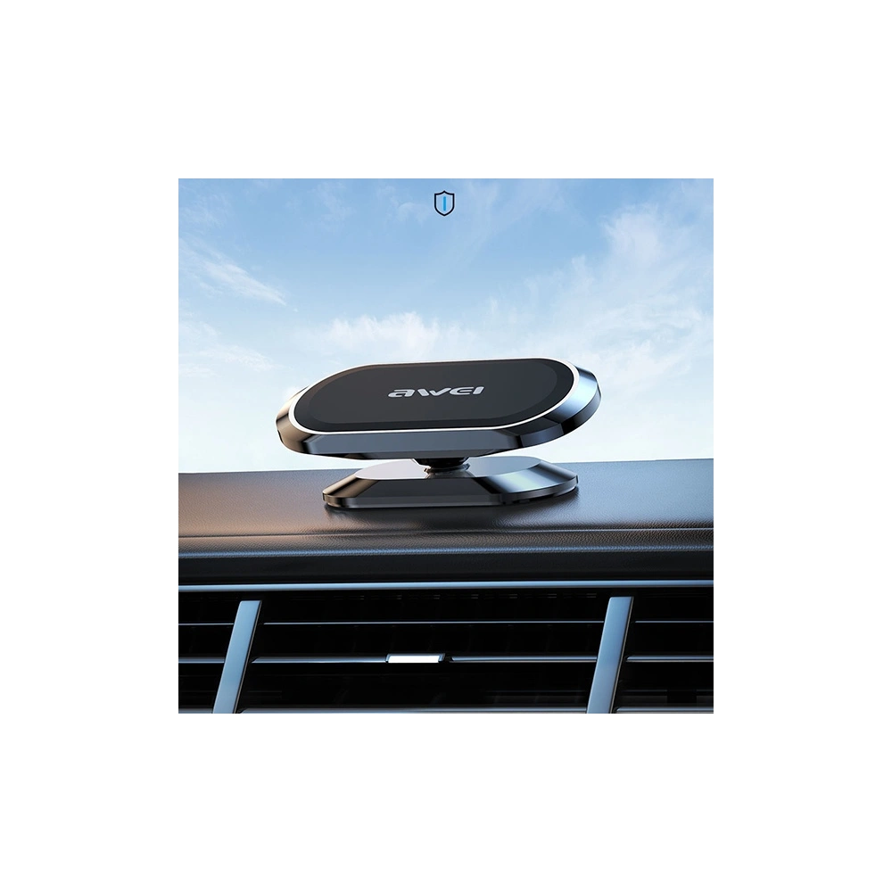 Wholesale AWEI X20 Dashboard Magnetic Car Mount Black - AWEI119 - {ean13} - Hurt
