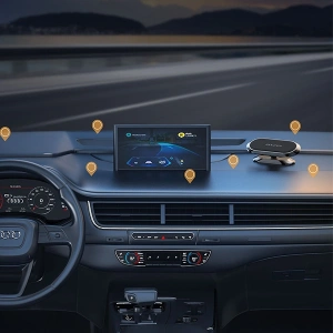 Hurtownia GSM - Suport auto magnetic AWEI X20 pentru bord gri/metalizat. - AWEI119 - {ean13} - Hurt