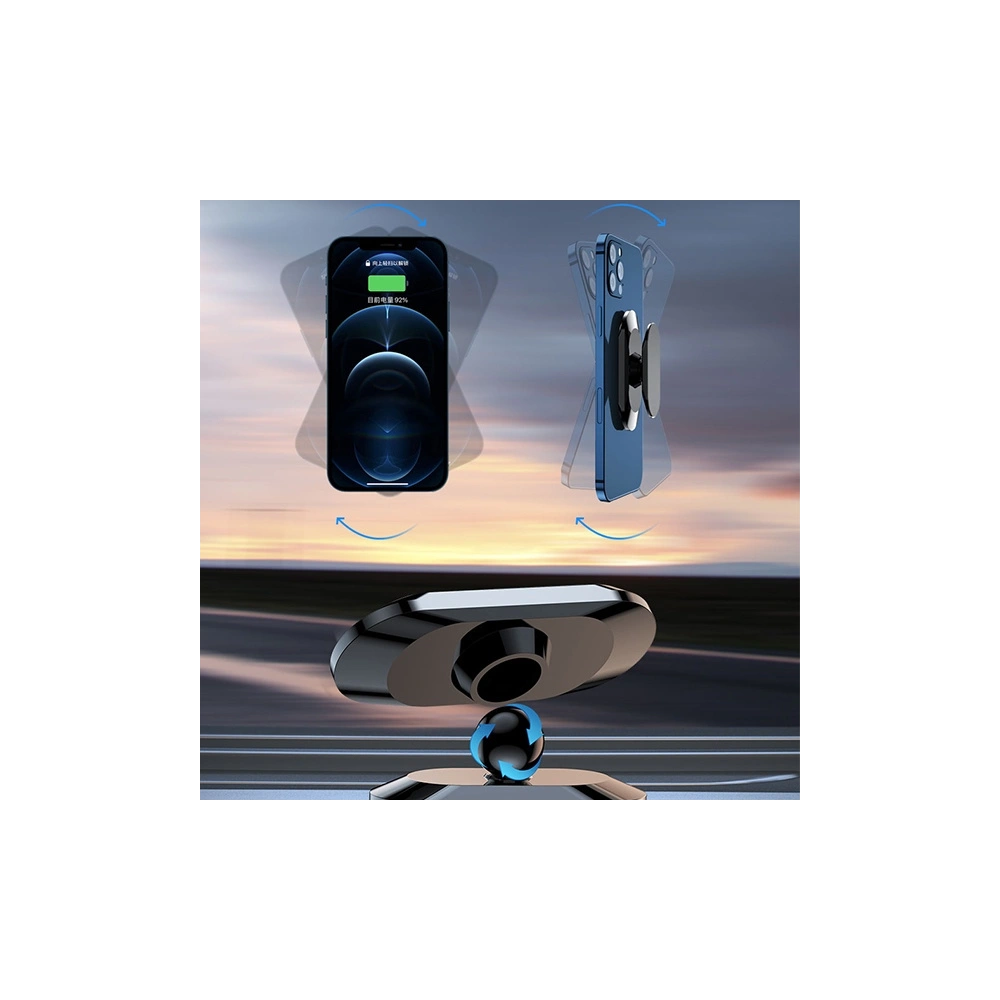 Wholesale AWEI X20 Dashboard Magnetic Car Mount Black - AWEI119 - {ean13} - Hurt