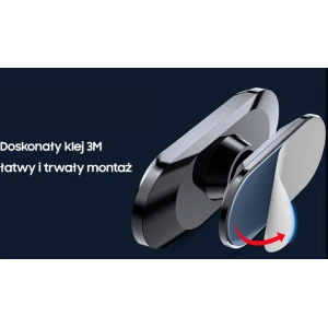 Hurtownia GSM - Magnetický automobilový držák AWEI X20 na palubní desku šedý/metalická šedá - AWEI119 - {ean13} - Hurt