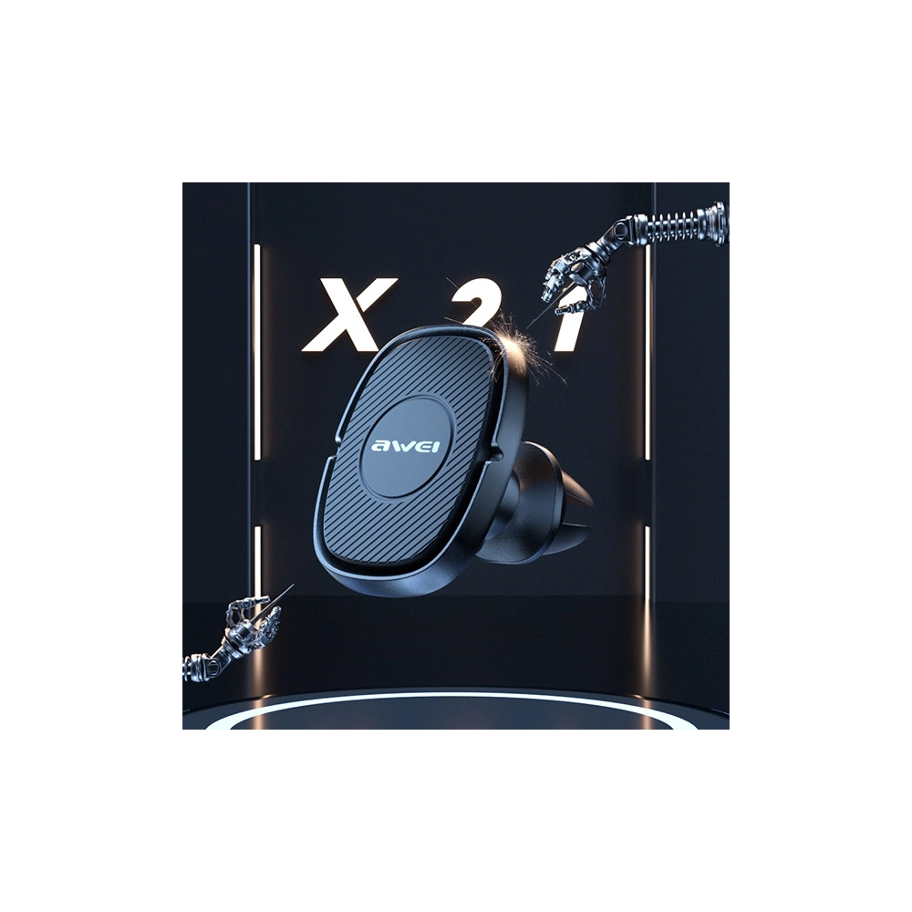 Hurtownia GSM - Suport auto AWEI X21 pentru grila de ventilație negru - AWEI120 - {ean13} - Hurt