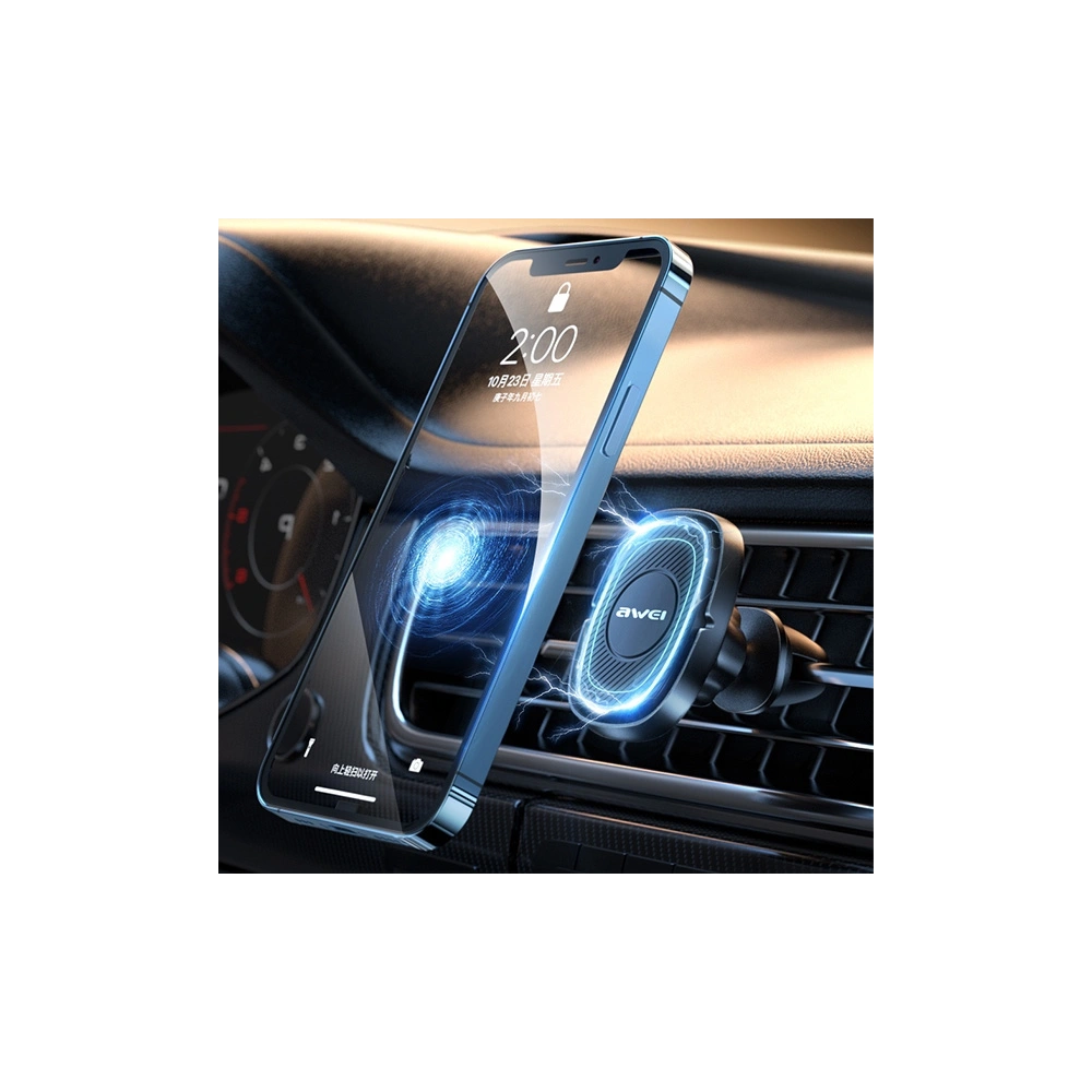 Hurtownia GSM - Suport auto AWEI X21 pentru grila de ventilație negru - AWEI120 - {ean13} - Hurt