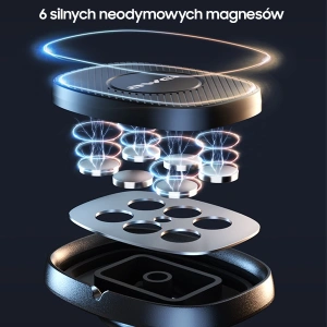 Hurtownia GSM - Autoholder AWEI X21 do ventilační mřížky černý - AWEI120 - {ean13} - Hurt