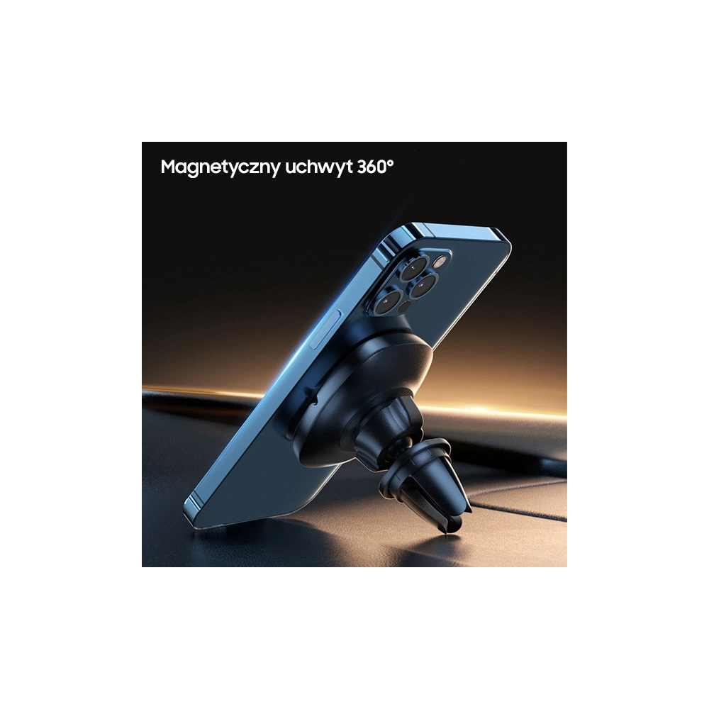 Wholesale AWEI X21 Air Vent Magnetic Car Mount Black - AWEI120 - {ean13} - Hurt