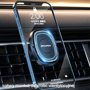 Hurtownia GSM - Autoholder AWEI X21 do ventilační mřížky černý - AWEI120 - {ean13} - Hurt