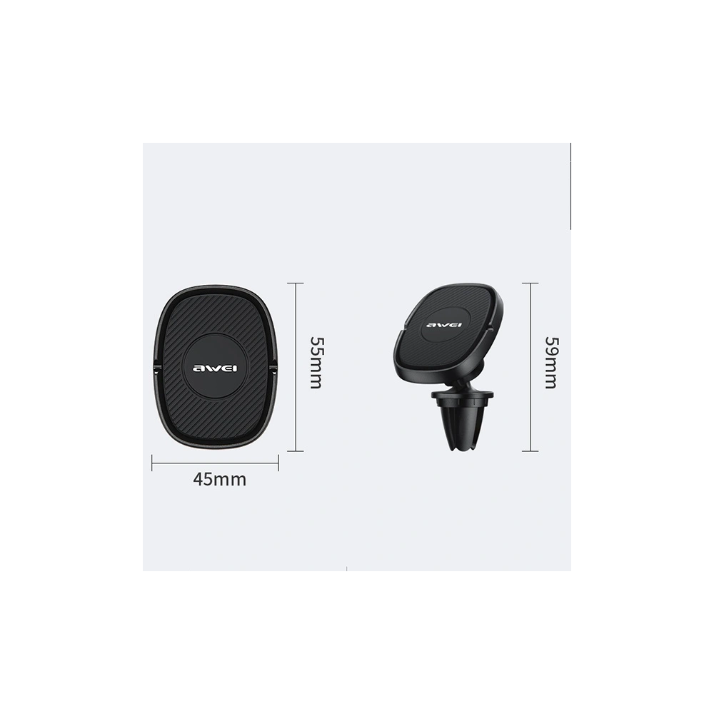 Hurtownia GSM - Suport auto AWEI X21 pentru grila de ventilație negru - AWEI120 - {ean13} - Hurt