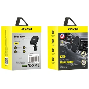 Hurtownia GSM - AWEI X21 autós tartó légkondicionáló rácsra fekete - AWEI120 - {ean13} - Hurt