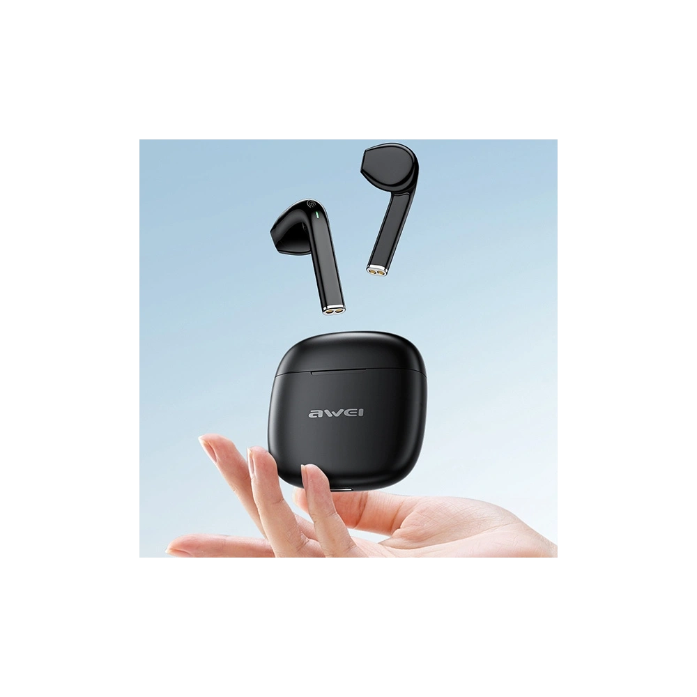 Hurtownia GSM - Sluchátka TWS AWEI Bluetooth 5.3 T26 Pro černé - AWEI121 - {ean13} - Hurt