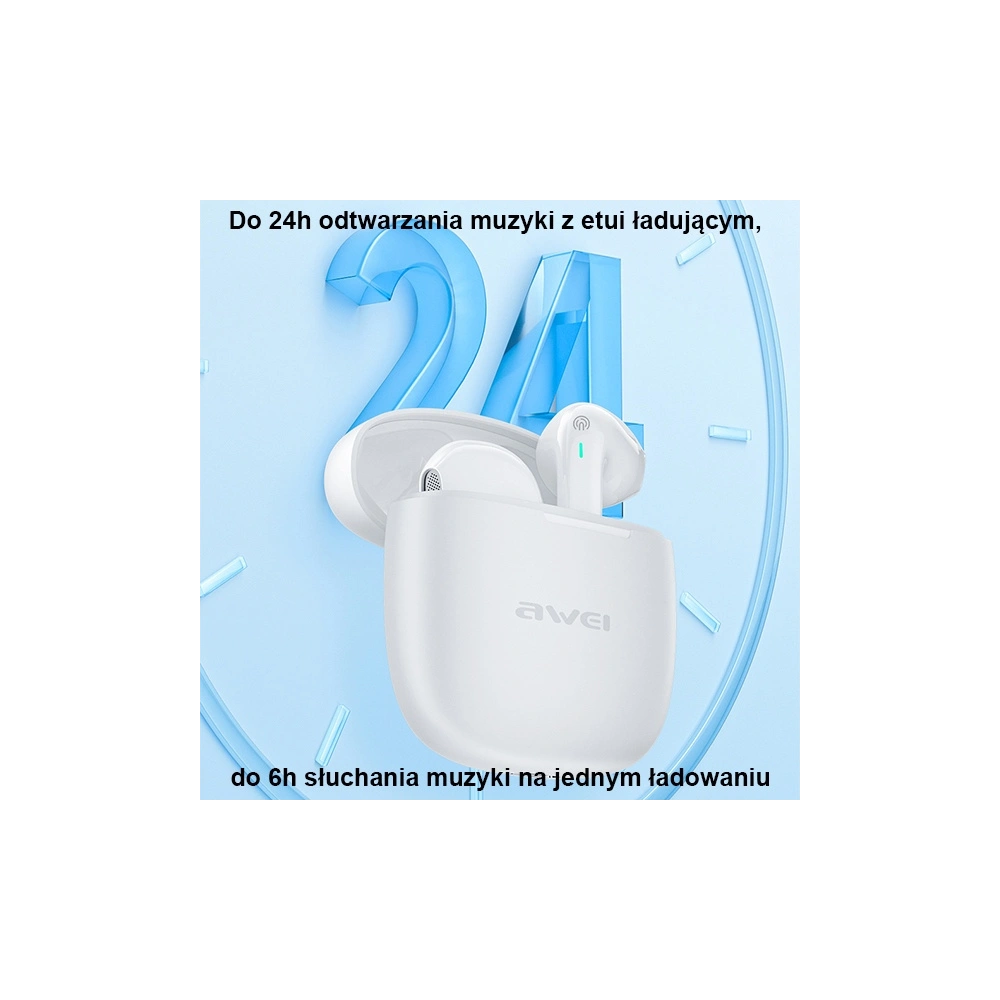 Hurtownia GSM - Sluchátka TWS AWEI Bluetooth 5.3 T26 Pro černé - AWEI121 - {ean13} - Hurt