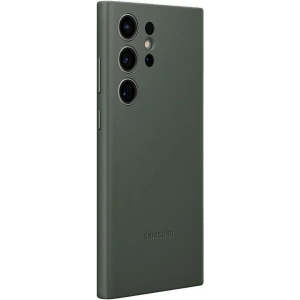 Wholesale Samsung Galaxy S23 Ultra EF-VS918LG Leather Cover Green - SMG856 - {ean13} - Hurt