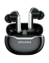 AWEI Earphones Bluetooth 5.3 T50 TWS + stacja dokująca czarny/black
