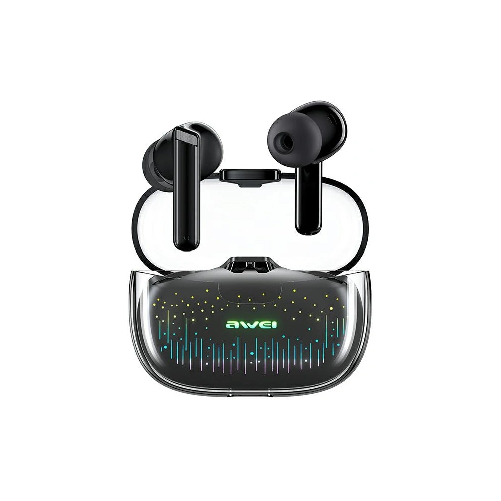 Wholesale AWEI Earphones Bluetooth 5.3 T52 Pro TWS black - AWEI124 - {ean13} - Hurt